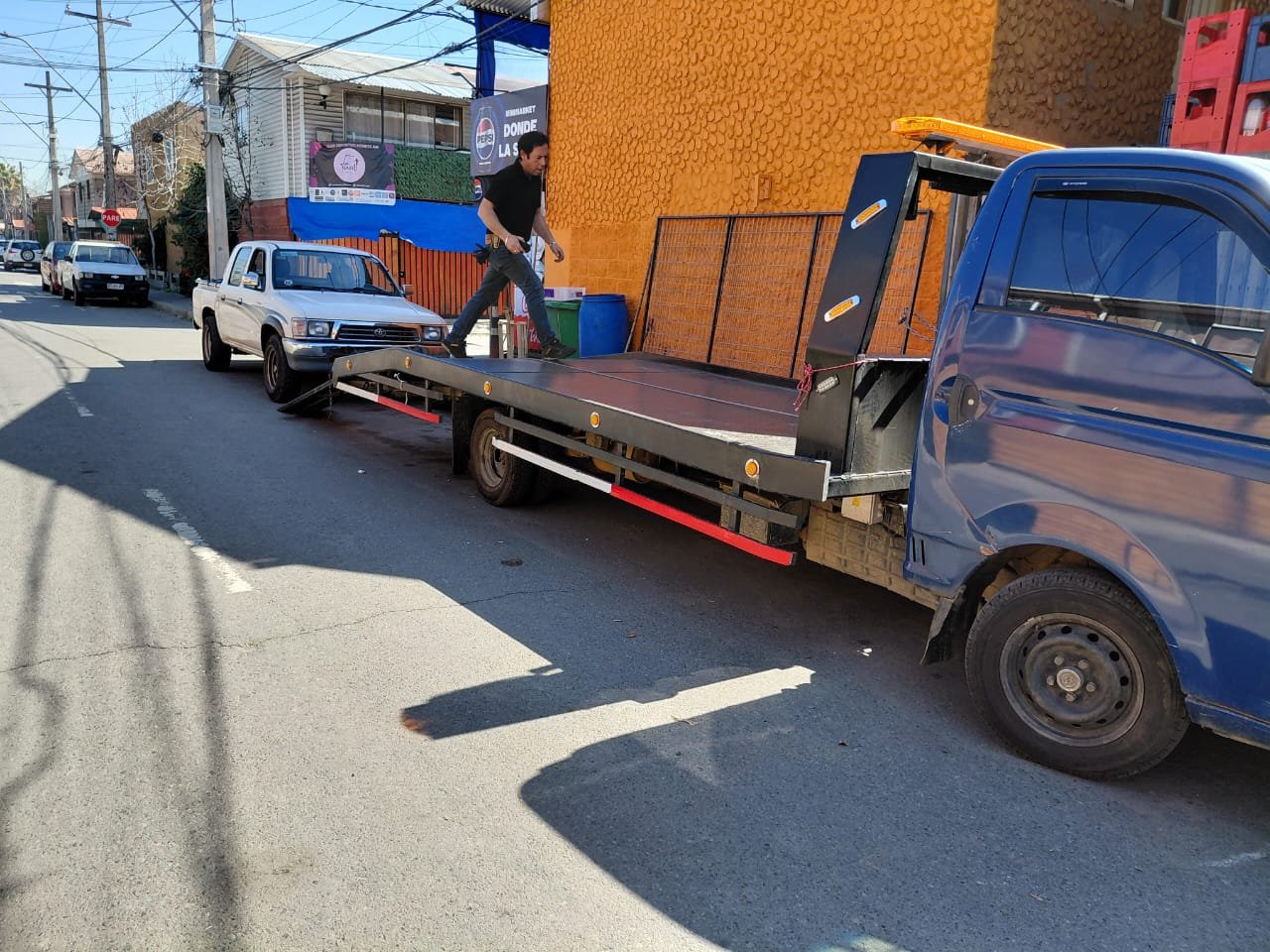 Flota de grúas modernas